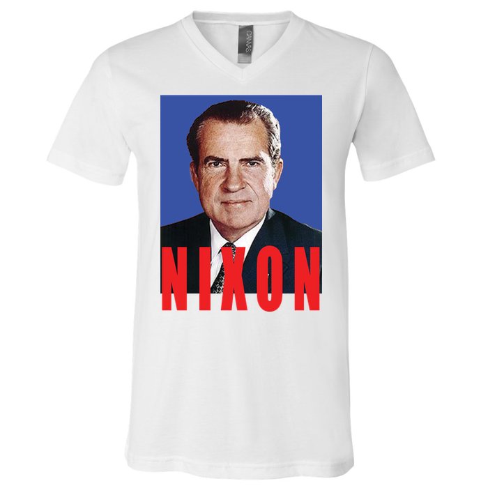 Nixon Poster V-Neck T-Shirt