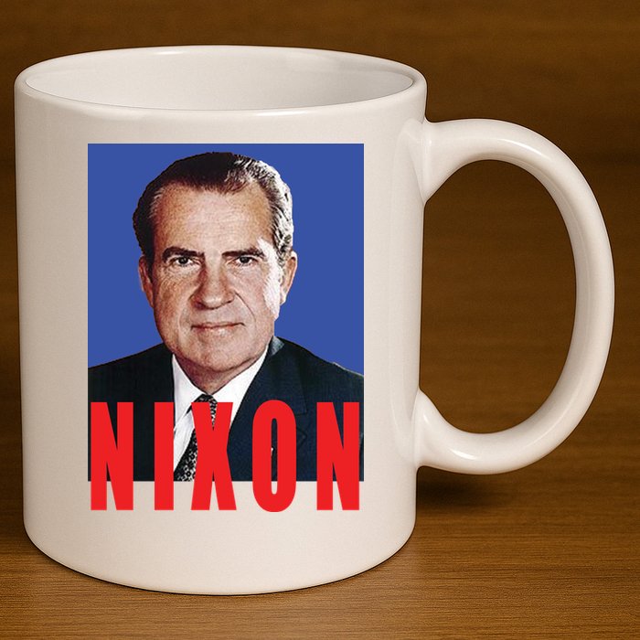Nixon Poster 11oz C Handle Ceramic Mug