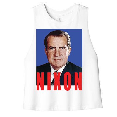 Nixon Poster Women's Racerback Cropped Tank