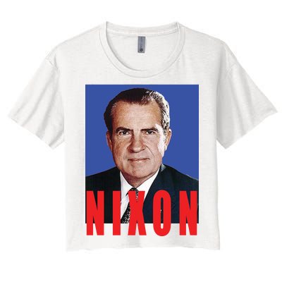 Nixon Poster Women's Crop Top Tee