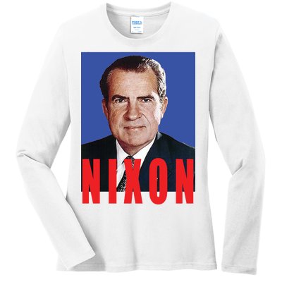 Nixon Poster Ladies Long Sleeve Shirt