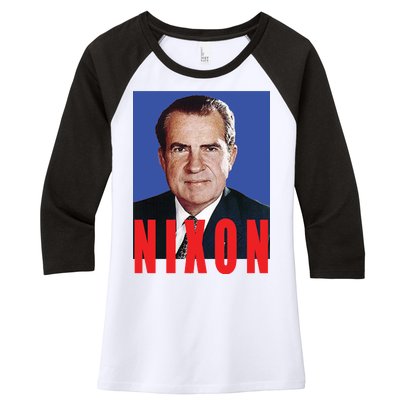 Nixon Poster Women's Tri-Blend 3/4-Sleeve Raglan Shirt