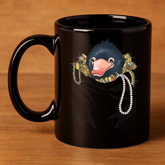 Niffler In Your Pocket 11oz C Handle Ceramic Mug