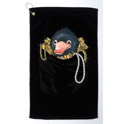 Niffler In Your Pocket Golf Towel