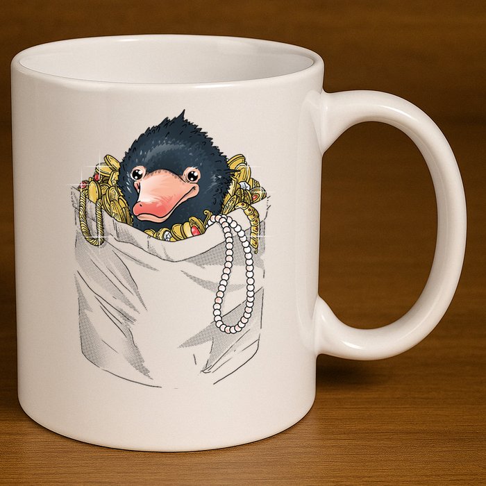 Niffler In Your Pocket 11oz C Handle Ceramic Mug