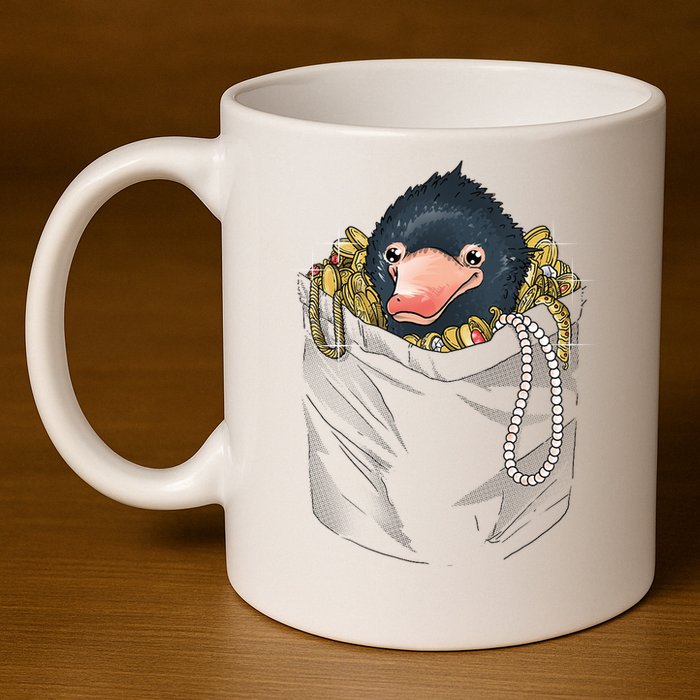 Niffler In Your Pocket 11oz C Handle Ceramic Mug