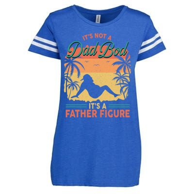 Not Just A Dad Bod ItS A Proud Father Figure Cute Gift Enza Ladies Jersey Football T-Shirt