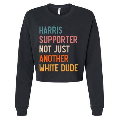 Not Just Another White Dude Comma La Kamala Harris Cropped Pullover Crew