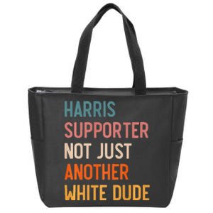 Not Just Another White Dude Comma La Kamala Harris Zip Tote Bag