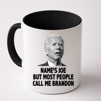 Name's Joe But Most People Call Me Brandon Mug