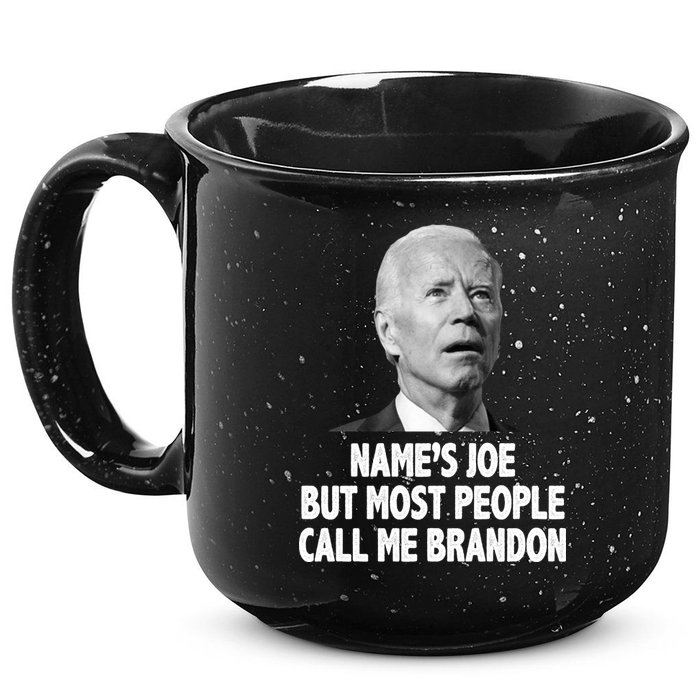 Name's Joe But Most People Call Me Brandon 15oz Campfire Ceramic Mug