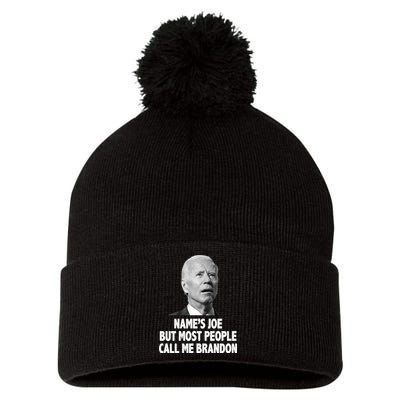 Name's Joe But Most People Call Me Brandon Pom Pom 12in Knit Beanie