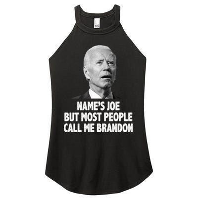 Name's Joe But Most People Call Me Brandon Women's Perfect Tri Rocker Tank