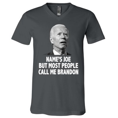 Name's Joe But Most People Call Me Brandon V-Neck T-Shirt