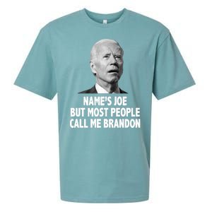 Name's Joe But Most People Call Me Brandon Sueded Cloud Jersey T-Shirt