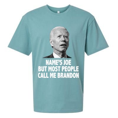 Name's Joe But Most People Call Me Brandon Sueded Cloud Jersey T-Shirt