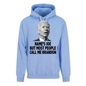 Name's Joe But Most People Call Me Brandon Unisex Surf Hoodie