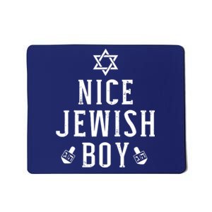 Nice Jewish Boy With Dreidel For Hanukkah Or Bar Mitzvah Mousepad