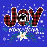 Nativity Jesus Christian Christmas Buffalo Plaid Gift Kids T-Shirt
