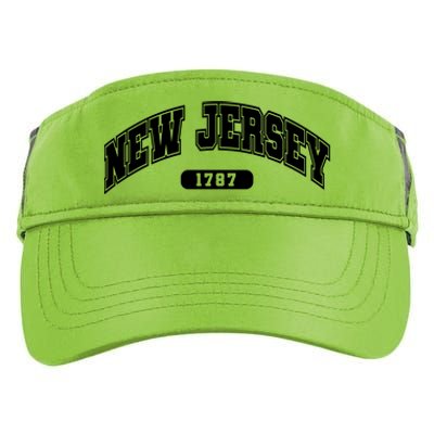 New Jersey Collegiate Style 1787 Adult Drive Performance Visor