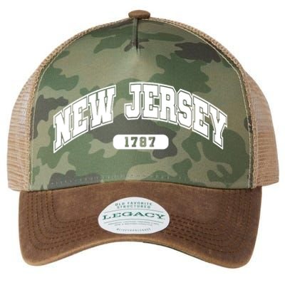 New Jersey Collegiate Style 1787 Legacy Tie Dye Trucker Hat