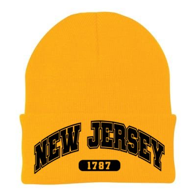 New Jersey Collegiate Style 1787 Knit Cap Winter Beanie