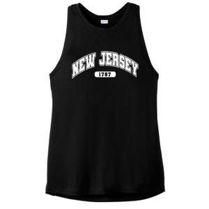 New Jersey Collegiate Style 1787 Ladies PosiCharge Tri-Blend Wicking Tank