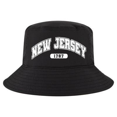 New Jersey Collegiate Style 1787 Cool Comfort Performance Bucket Hat