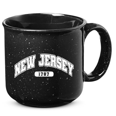 New Jersey Collegiate Style 1787 15oz Campfire Ceramic Mug
