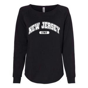 New Jersey Collegiate Style 1787 Womens California Wash Sweatshirt