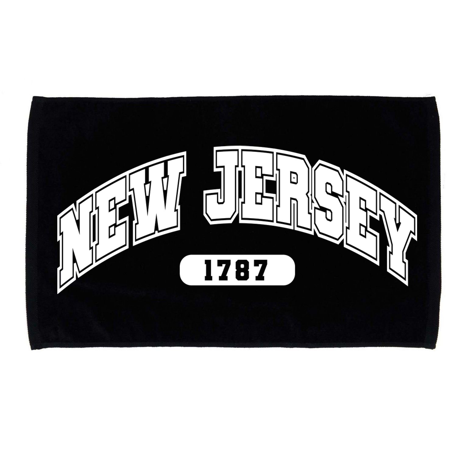 New Jersey Collegiate Style 1787 Microfiber Hand Towel