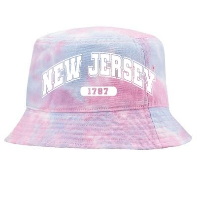 New Jersey Collegiate Style 1787 Tie-Dyed Bucket Hat