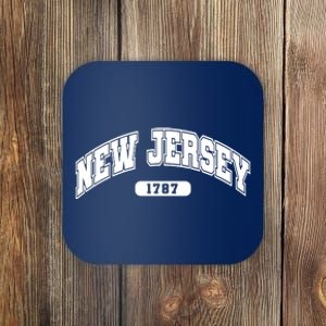 New Jersey Collegiate Style 1787 Coaster