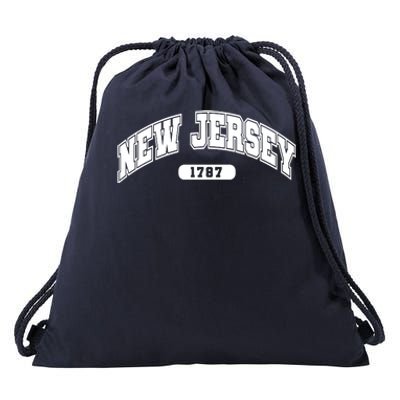 New Jersey Collegiate Style 1787 Drawstring Bag