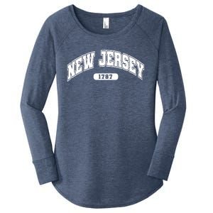 New Jersey Collegiate Style 1787 Women's Perfect Tri Tunic Long Sleeve Shirt