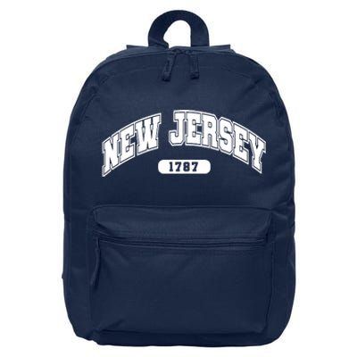 New Jersey Collegiate Style 1787 16 in Basic Backpack