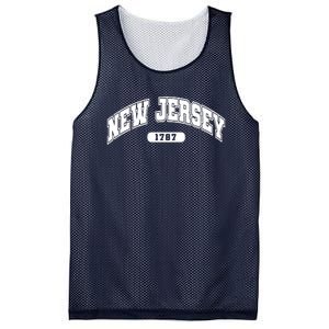 New Jersey Collegiate Style 1787 Mesh Reversible Basketball Jersey Tank