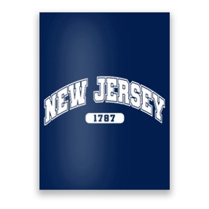 New Jersey Collegiate Style 1787 Poster