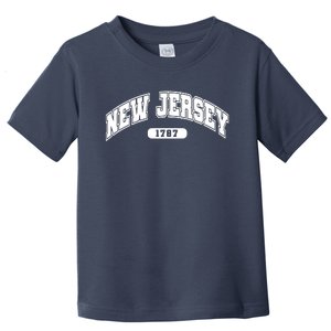 New Jersey Collegiate Style 1787 Toddler T-Shirt