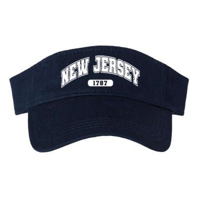 New Jersey Collegiate Style 1787 Valucap Bio-Washed Visor