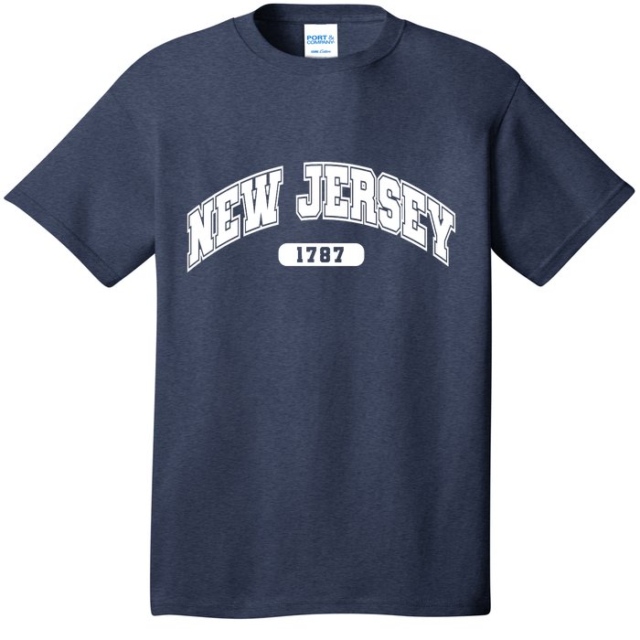 New Jersey Collegiate Style 1787 T-Shirt