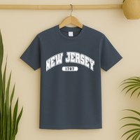 New Jersey Collegiate Style 1787 T-Shirt