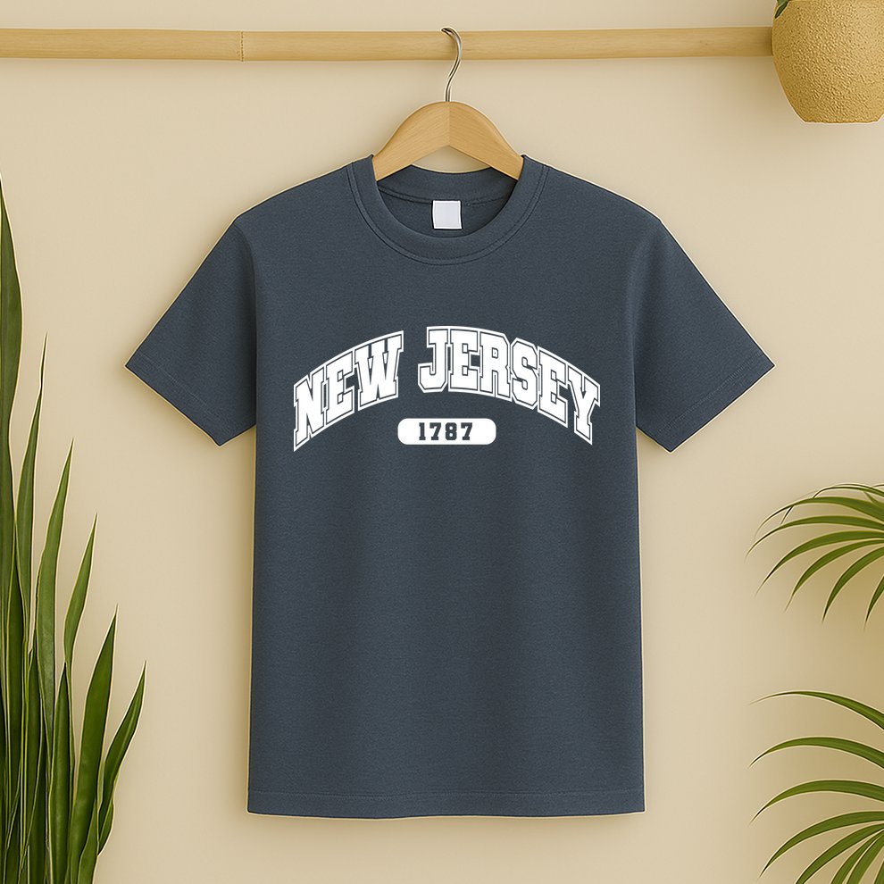 New Jersey Collegiate Style 1787 T-Shirt