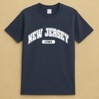 New Jersey Collegiate Style 1787 T-Shirt