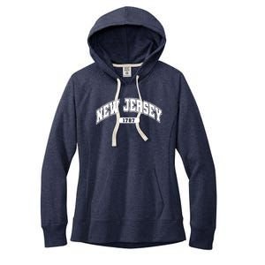 New Jersey Collegiate Style 1787 Women's Fleece Hoodie