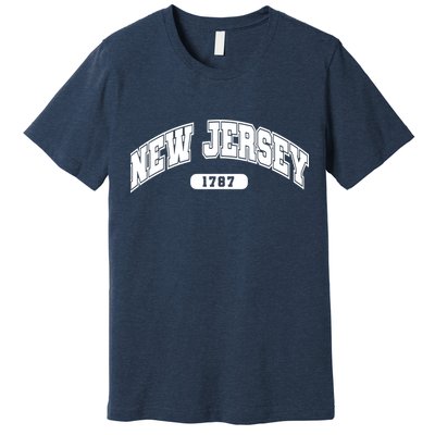 New Jersey Collegiate Style 1787 Premium T-Shirt