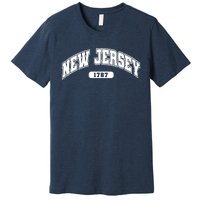 New Jersey Collegiate Style 1787 Premium T-Shirt