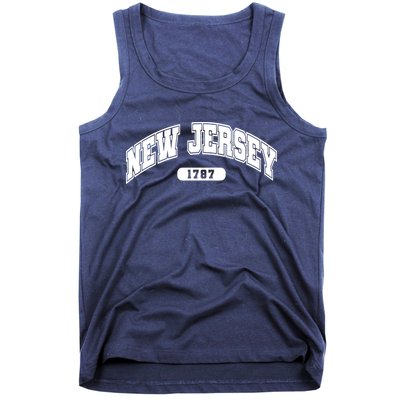 New Jersey Collegiate Style 1787 Tank Top