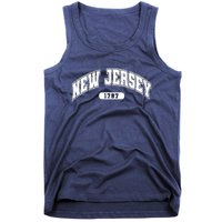 New Jersey Collegiate Style 1787 Tank Top