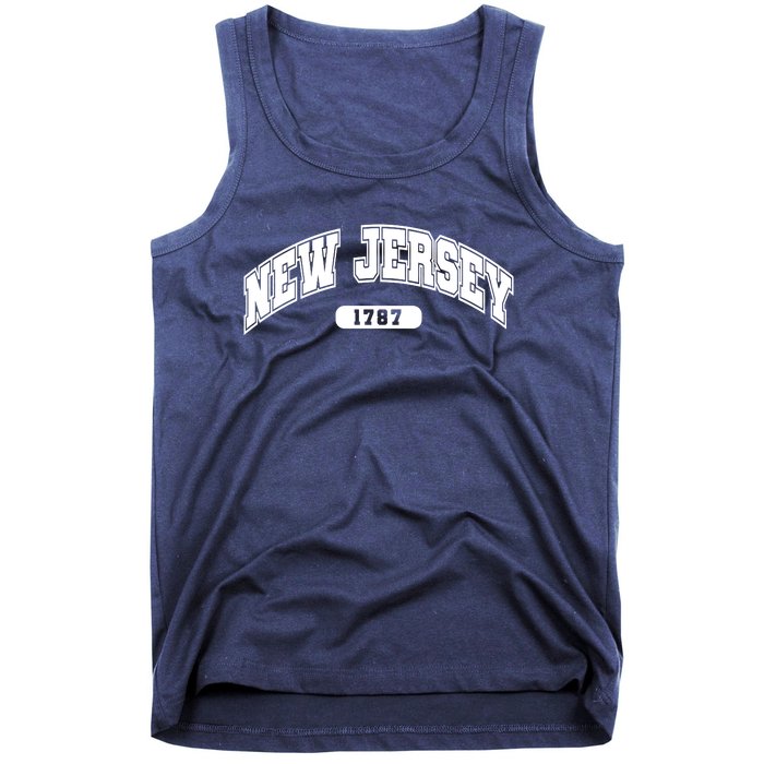 New Jersey Collegiate Style 1787 Tank Top